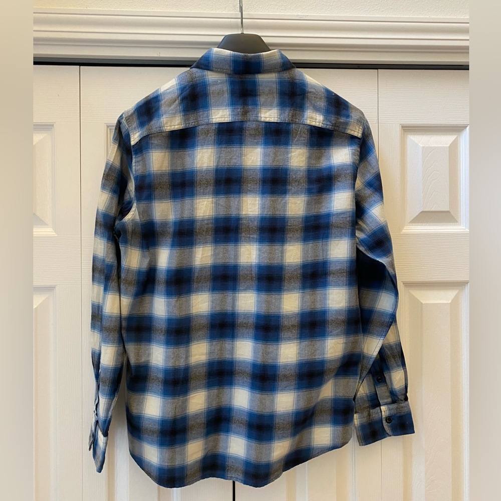 Men’s American Eagle Classic Fit Flannel SZ L - Picture 3 of 11